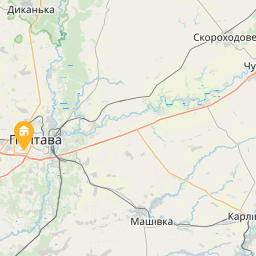 2 х ком квартира с новым ремонтом на Мотеле на карті